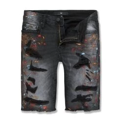 Flash Sale 😉 Jordan Craig Men'S Vengeance Denim Short in Industrial Black 🔥