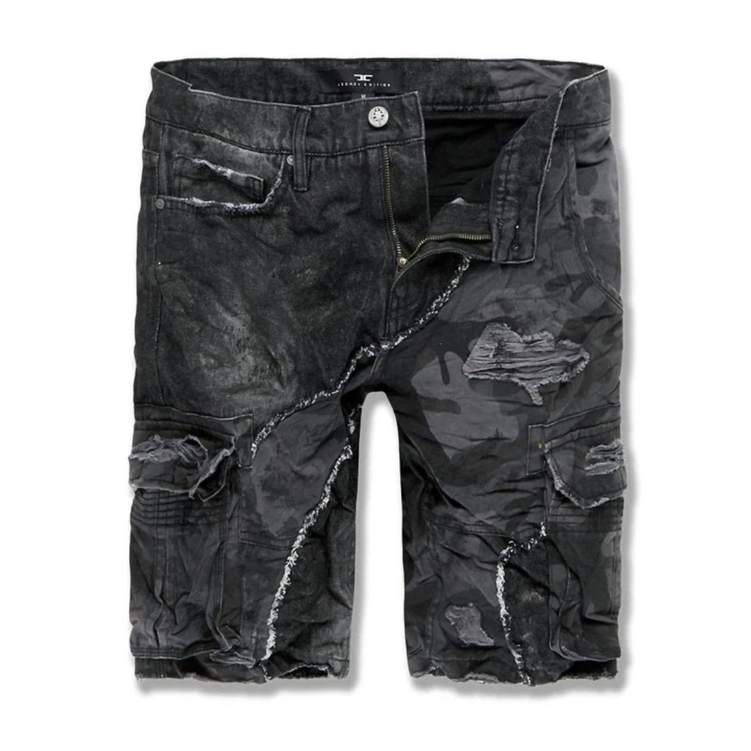 New 🤩 Jordan Craig Men'S Freedom Denim Cargo Short in Black Camo ✔️ 4 New 🤩 Jordan Craig Men'S Freedom Denim Cargo Short in Black Camo ✔️ - Image 2
