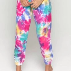 Outlet π₯° Spiritual Gangster π© women Perfect Terry Sweatpant in Moonbeam Tie Dye π