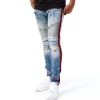 Hot Sale 🌟 Jordan Craig Men'S Sean Renegade Moto Denim Jean in Atlantis 👏