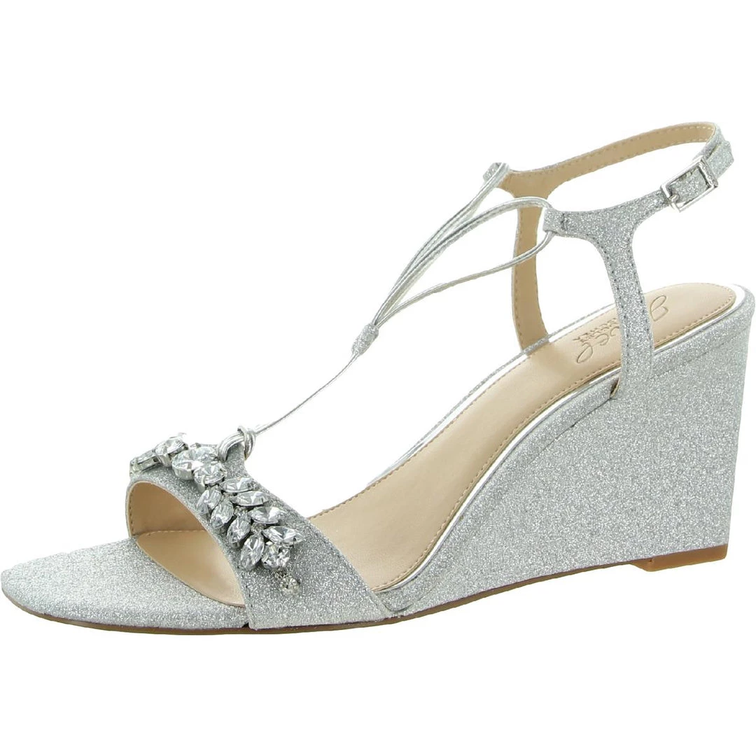 Best Pirce π Jewel Badgley Mischka Oakes π© Womens Rhinestone Slingback Evening π©΄ Sandals π 4 Best Pirce π Jewel Badgley Mischka Oakes π© Womens Rhinestone Slingback Evening π©΄ Sandals π - Image 2