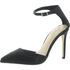 Best deal 🤩 Jewel Badgley Mischka Boston 👩 Womens Satin Evening 👗 Dress Pumps 😍