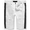Outlet 💯 Jordan Craig Men'S Vegas Striped Denim Short in White 🔔