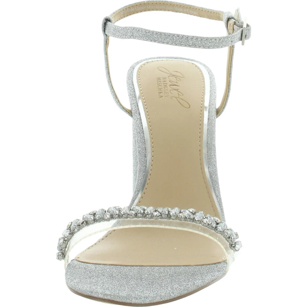 Best Sale π― Jewel Badgley Mischka Fancie π© Womens Glitter Evening Heel π©΄ Sandals β 3 Best Sale π― Jewel Badgley Mischka Fancie π© Womens Glitter Evening Heel π©΄ Sandals β - Image 2