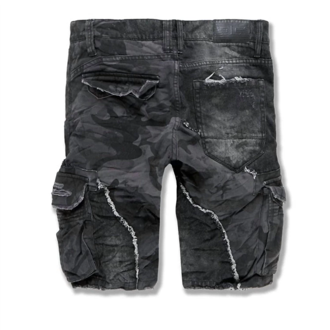 New 🤩 Jordan Craig Men'S Freedom Denim Cargo Short in Black Camo ✔️ 5 New 🤩 Jordan Craig Men'S Freedom Denim Cargo Short in Black Camo ✔️ - Image 3
