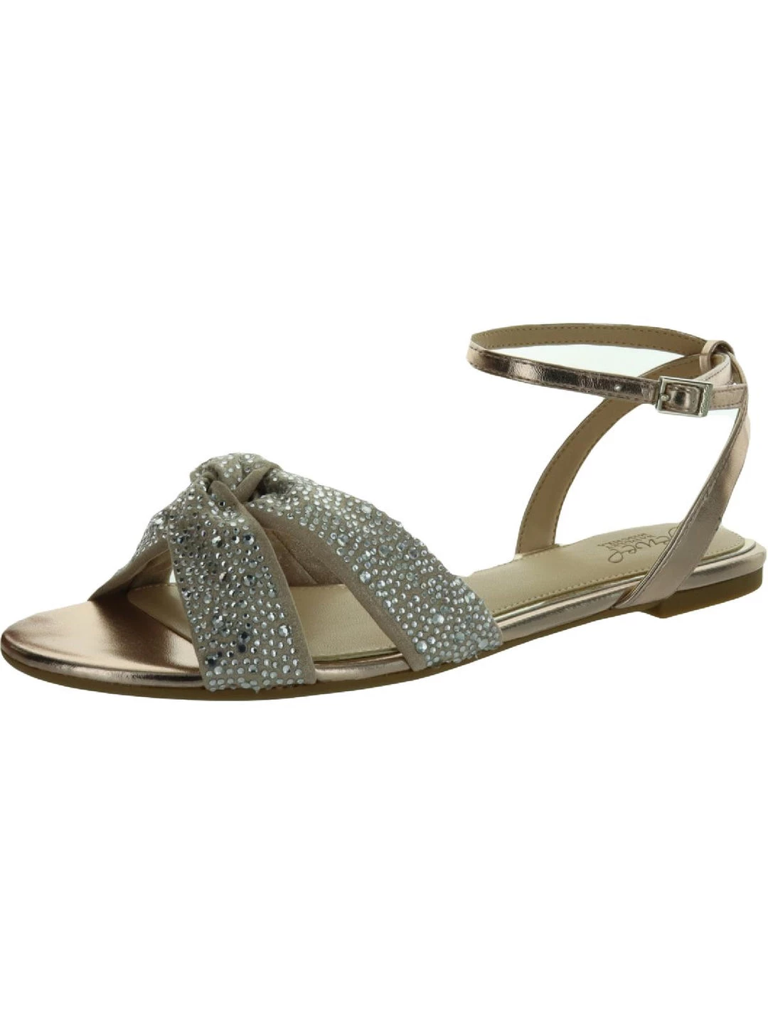 Cheapest β Jewel Badgley Mischka Nicole π© Womens Embellished Ankle Flats π 6 Cheapest β Jewel Badgley Mischka Nicole π© Womens Embellished Ankle Flats π - Image 4
