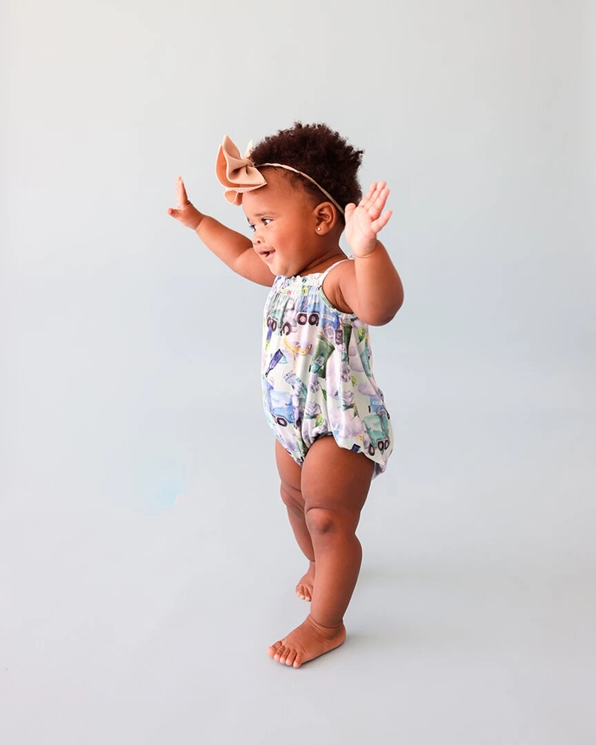 Promo π kids Posh Peanut Garbage Trucks Bubble Romper β€οΈ 5 Promo π kids Posh Peanut Garbage Trucks Bubble Romper β€οΈ - Image 3