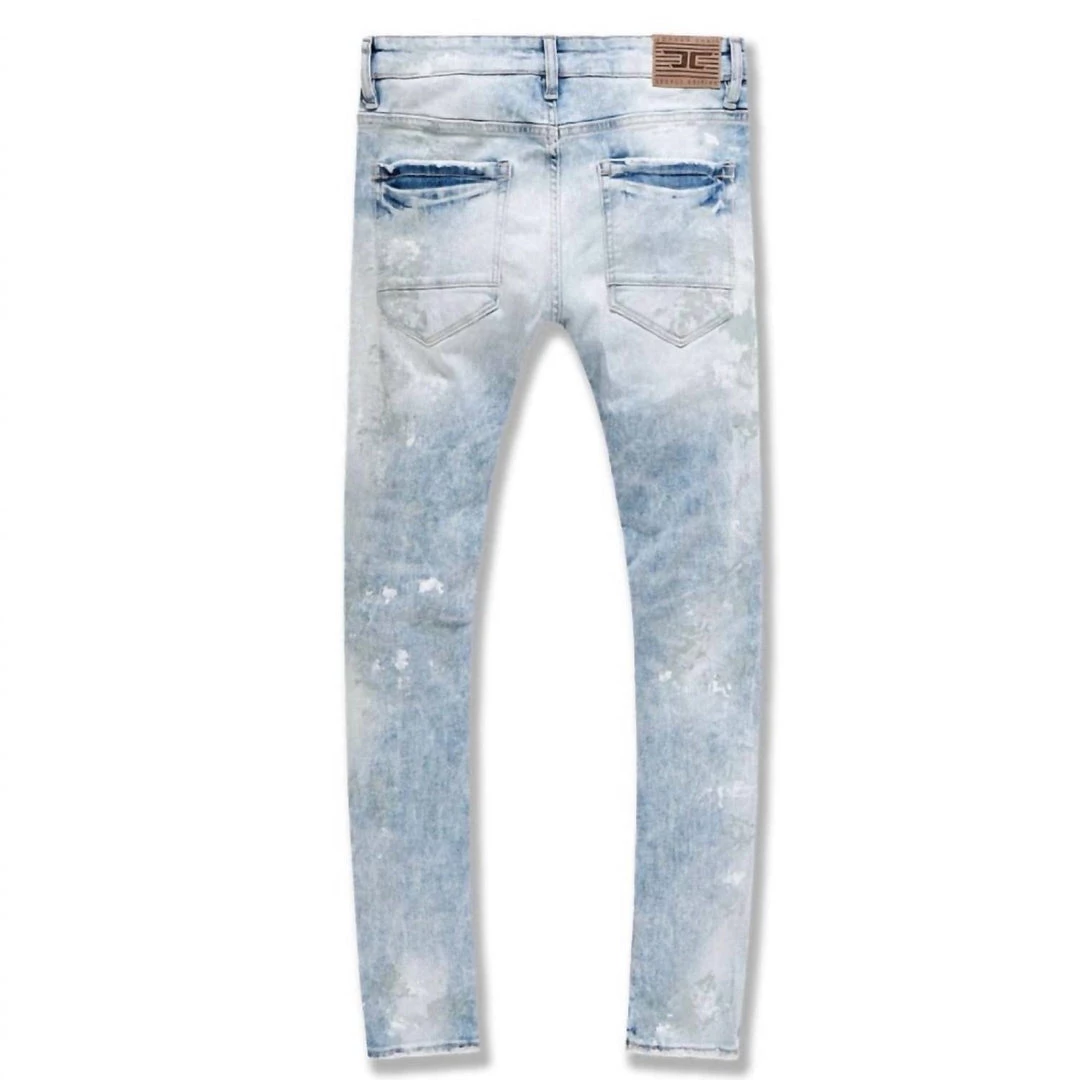 Flash Sale β Jordan Craig Men'S Ross Vegas Striped Denim 2.0 Jean in Ice Blue π 4 Flash Sale β Jordan Craig Men'S Ross Vegas Striped Denim 2.0 Jean in Ice Blue π - Image 2
