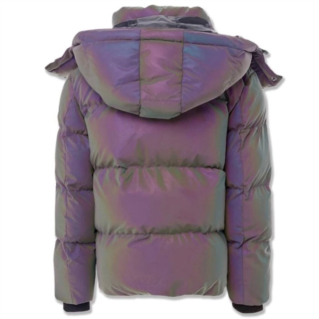 Deals ⭐ Jordan Craig kids Boy'S Youth Metallic Hooded Bubble Jacket in Iridescent 😀 8 Deals ⭐ Jordan Craig kids Boy'S Youth Metallic Hooded Bubble Jacket in Iridescent 😀 - Image 6