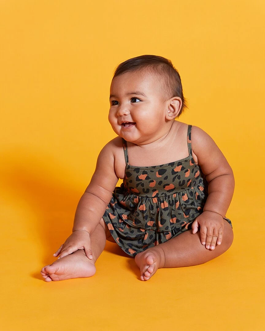 Outlet π₯° kids Posh Peanut Eli Basic Ruffled Strap Romper π₯ 5 Outlet π₯° kids Posh Peanut Eli Basic Ruffled Strap Romper π₯ - Image 3