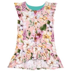 Flash Sale ❤️ kids Posh Peanut Margot Henley Ruffled High-Low 👗 Dress 😉