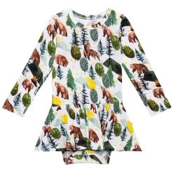 Best Pirce ⭐ kids Posh Peanut Archer Basic Twirl 👗 Skirt Bodysuit 🌟