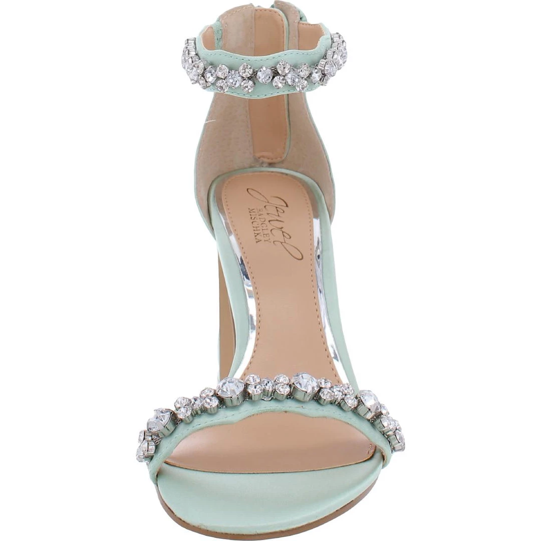 Cheap π Jewel Badgley Mischka Odessa π© Womens Satin Rhinestone π Heels 𧨠5 Cheap π Jewel Badgley Mischka Odessa π© Womens Satin Rhinestone π Heels 𧨠- Image 3
