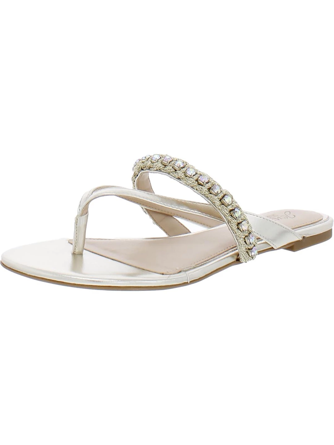 Discount π Jewel Badgley Mischka π© Womens Embellished π Dressy Thong π©΄ Sandals π₯° 6 Discount π Jewel Badgley Mischka π© Womens Embellished π Dressy Thong π©΄ Sandals π₯° - Image 4