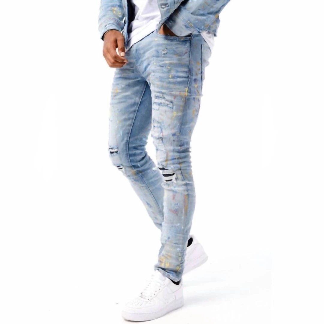 Wholesale π Jordan Craig Men'S Sean Avalanche Denim Jean in Lightning Blue π 4 Wholesale π Jordan Craig Men'S Sean Avalanche Denim Jean in Lightning Blue π - Image 2