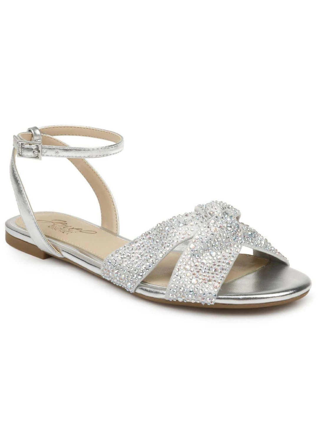 Cheapest β Jewel Badgley Mischka Nicole π© Womens Embellished Ankle Flats π 3 Cheapest β Jewel Badgley Mischka Nicole π© Womens Embellished Ankle Flats π