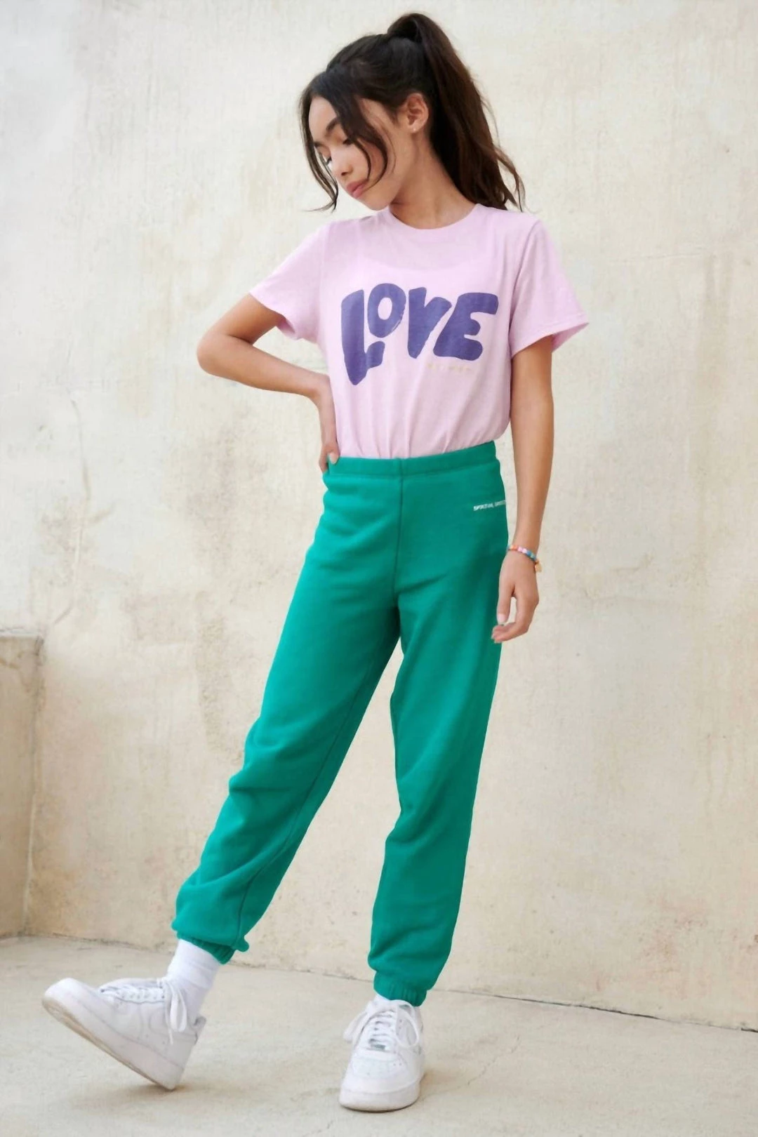 Discount π― Spiritual Gangster kids Girl'S Perfect Sweatpant in Verde π 3 Discount π― Spiritual Gangster kids Girl'S Perfect Sweatpant in Verde π