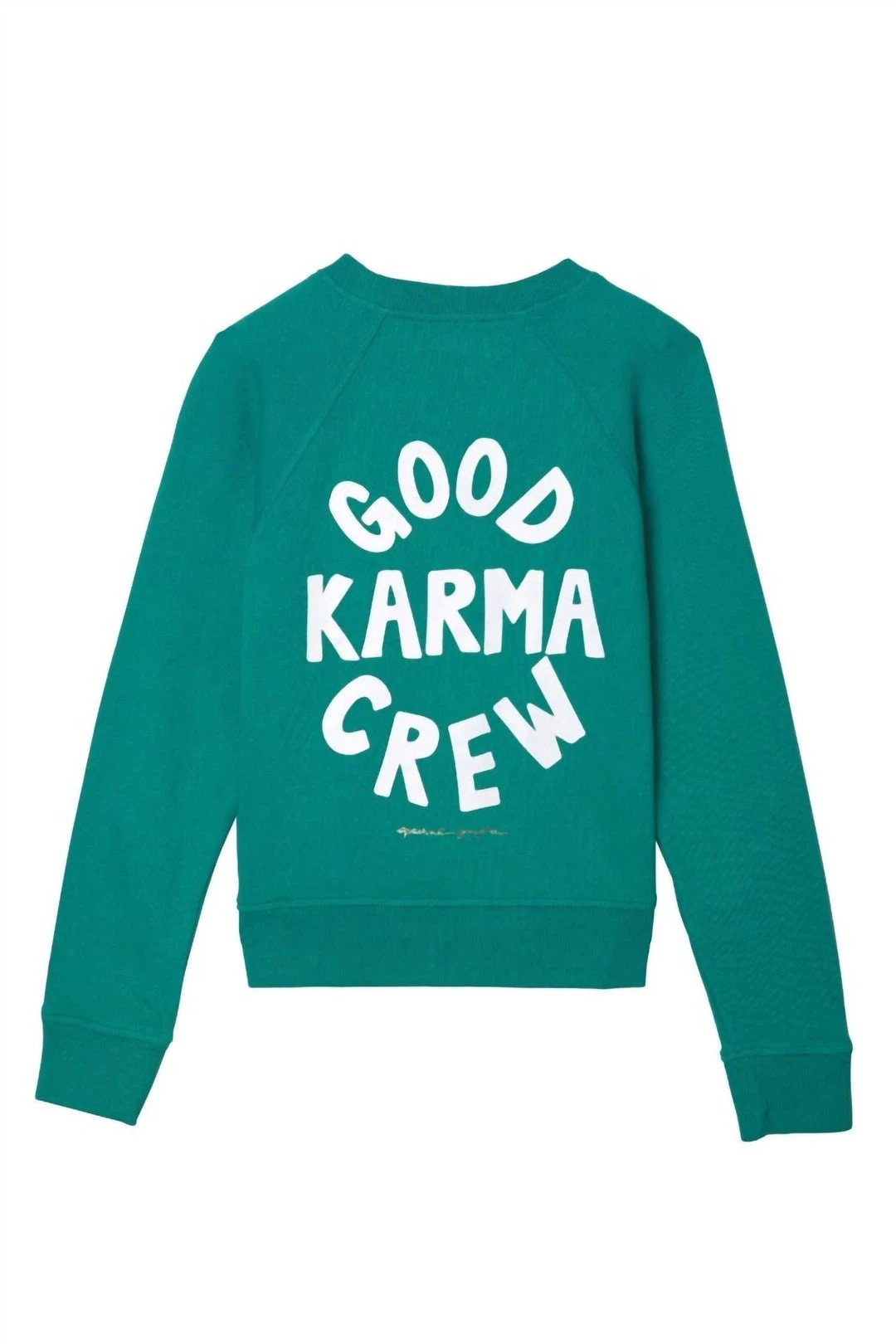 Cheapest β Spiritual Gangster kids Girl'S Karma Bridget Raglan Sweatshirt in Verde π 4 Cheapest β Spiritual Gangster kids Girl'S Karma Bridget Raglan Sweatshirt in Verde π - Image 2