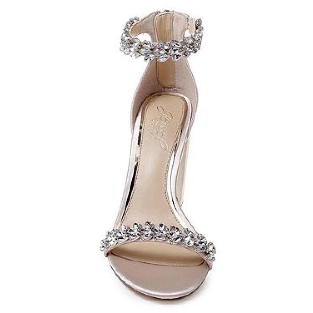 Buy π Jewel Badgley Mischka Mayra π© Womens Rhinestone Embellished π Heels π 4 Buy π Jewel Badgley Mischka Mayra π© Womens Rhinestone Embellished π Heels π - Image 2