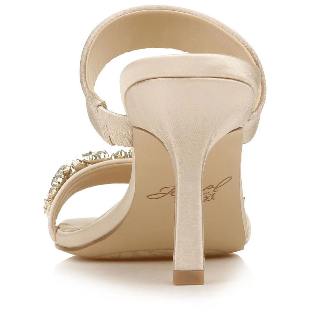 Wholesale βοΈ Jewel Badgley Mischka Fabe Crystal π© Womens π Dressy Slip On π Heels π 5 Wholesale βοΈ Jewel Badgley Mischka Fabe Crystal π© Womens π Dressy Slip On π Heels π - Image 3