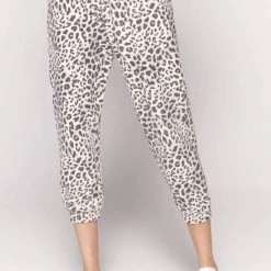 Discount π₯ Spiritual Gangster π© women Perfect Terry Sweatpant in Leopard Print π