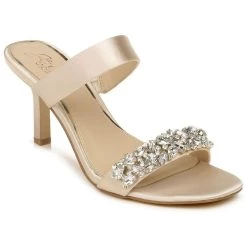 Wholesale βοΈ Jewel Badgley Mischka Fabe Crystal π© Womens π Dressy Slip On π Heels π
