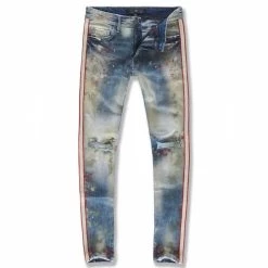 Outlet 👍 Jordan Craig Men'S Sean Sugar Hill Striped Denim Jean in Pumice 🔔 -Jordan Craig Sales Store 98a6fe7182d04b4b871a0e00e571f570 36614fcc c798 4da1 9b53 cef45fb88235 1080x
