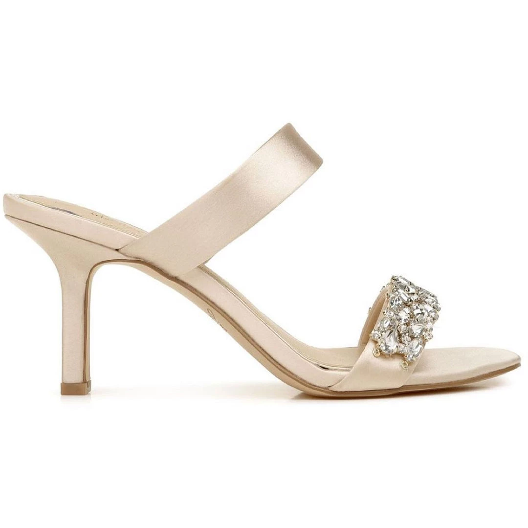 Wholesale βοΈ Jewel Badgley Mischka Fabe Crystal π© Womens π Dressy Slip On π Heels π 4 Wholesale βοΈ Jewel Badgley Mischka Fabe Crystal π© Womens π Dressy Slip On π Heels π - Image 2