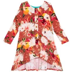 Budget 🧨 kids Posh Peanut Leonora Henley High-Low 👗 Dress ❤️