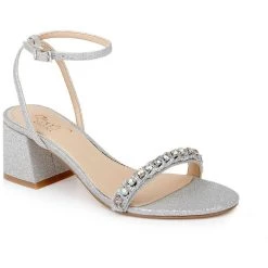 Best deal π Jewel Badgley Mischka Odonna π© Womens Rhinestone Glitter π Heels π