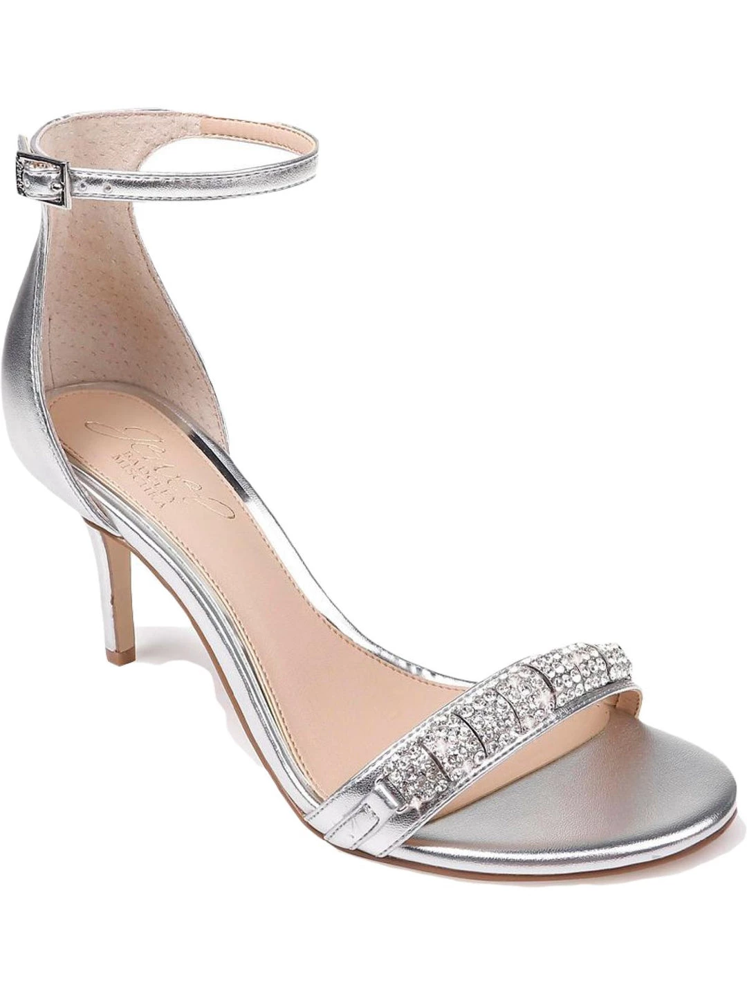 Deals π Jewel Badgley Mischka Randy π© Womens Rhinestone Mid Heel Evening π©΄ Sandals π 6 Deals π Jewel Badgley Mischka Randy π© Womens Rhinestone Mid Heel Evening π©΄ Sandals π - Image 4