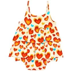 Top 10 π kids Posh Peanut Robin Basic Ruffled Spaghetti Romper π