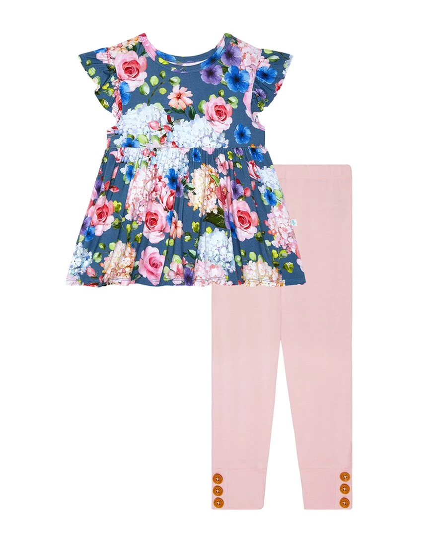 Discount β€οΈ kids Posh Peanut Blanche Ruffled Peplum Top & Legging Set π 3 Discount β€οΈ kids Posh Peanut Blanche Ruffled Peplum Top & Legging Set π