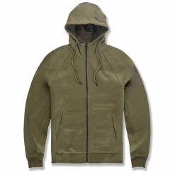 Deals 👏 Jordan Craig Men'S Uptown Zip Up Hoodie in Olive 🌟
