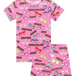 Cheapest 𧨠kids Posh Peanut Future Is Female Basic Top & Short Set β