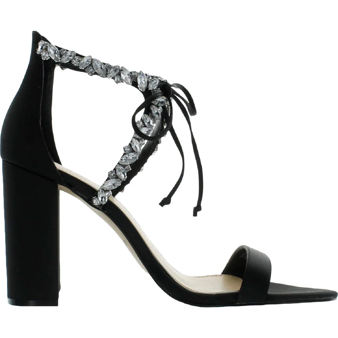 Cheap π Jewel Badgley Mischka Thamar π© Womens Satin Ankle Strap π Heels π 4 Cheap π Jewel Badgley Mischka Thamar π© Womens Satin Ankle Strap π Heels π - Image 2