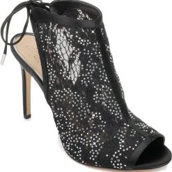 New π Jewel Badgley Mischka Boulder π© Womens Lace Stilettos Peep-Toe π Heels π€©