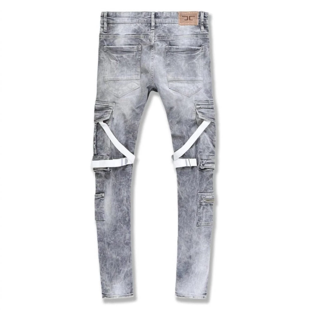 Cheap π― Jordan Craig Men'S Ross Deadwood Cargo Denim Jean in Cement Wash π― 4 Cheap π― Jordan Craig Men'S Ross Deadwood Cargo Denim Jean in Cement Wash π― - Image 2