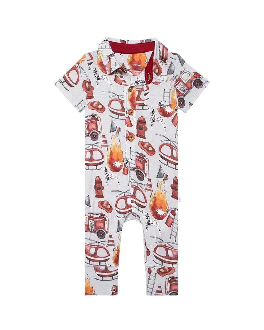 Cheapest ❤️ kids Posh Peanut Firemen Henley Long Romper ⭐ 3 Cheapest ❤️ kids Posh Peanut Firemen Henley Long Romper ⭐
