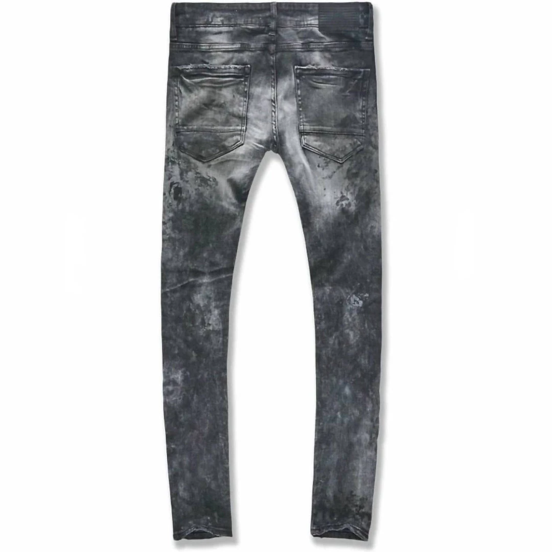 Wholesale π Jordan Craig Men'S Ross Vegas Striped Denim Jean in Triple Black π 4 Wholesale π Jordan Craig Men'S Ross Vegas Striped Denim Jean in Triple Black π - Image 2