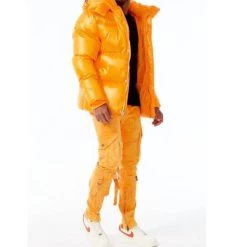 Best Pirce π Jordan Craig Men'S Astoria Bubble Jacket in Orange π€©