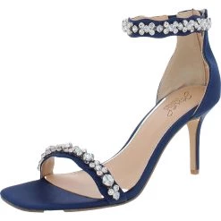New 🎁 Jewel Badgley Mischka Odele 👩 Womens Satin 👗 Dressy Ankle Strap 🌟 -Jordan Craig Sales Store cf77e7fce16a44f787d552af95dd1309 1080x