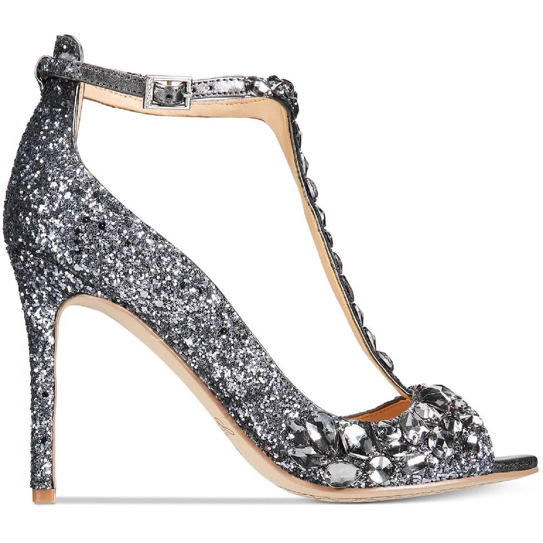 Discount β Jewel Badgley Mischka Conroy π© Womens Rhinestone π Dressy Ankle Strap π 4 Discount β Jewel Badgley Mischka Conroy π© Womens Rhinestone π Dressy Ankle Strap π - Image 2
