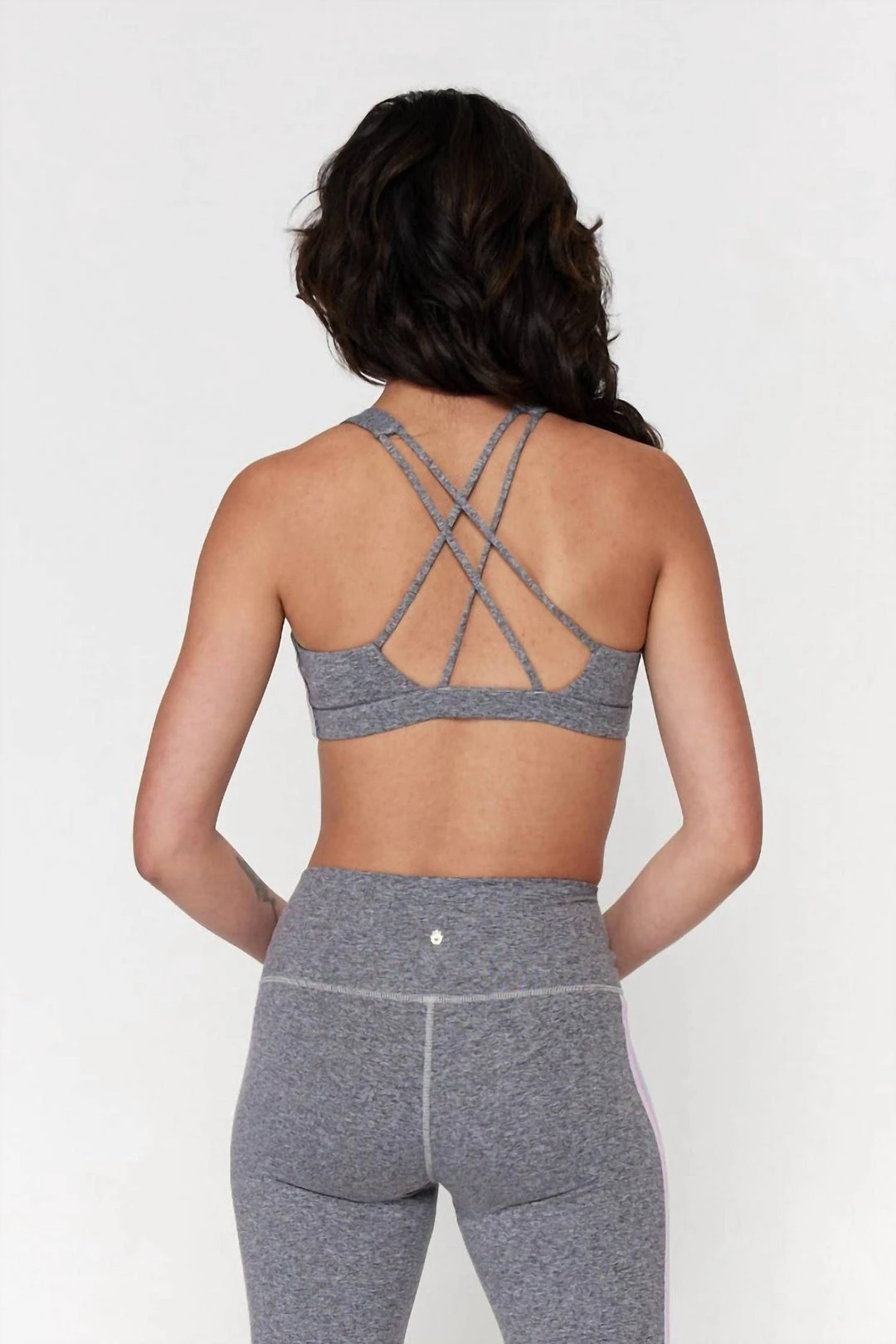 Promo π Spiritual Gangster π© women Studio Tech Jersey Sports Bra in Heather Grey π 6 Promo π Spiritual Gangster π© women Studio Tech Jersey Sports Bra in Heather Grey π - Image 4