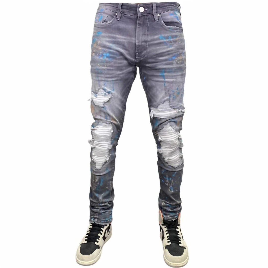 New 🤩 Jordan Craig Men'S Sean Reign Denim Jean in Cement Wash 🔔 3 New 🤩 Jordan Craig Men'S Sean Reign Denim Jean in Cement Wash 🔔
