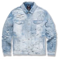 Budget π€© Jordan Craig Men'S Avalanche Denim Trucker Jacket in Glacier π