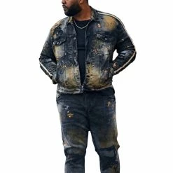 Best reviews of π Jordan Craig Men'S Sparta Striped Denim Jacket in Gold β