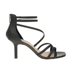 Deals β€οΈ Jewel Badgley Mischka Flor π© Womens Iridescent Strappy Strappy π©΄ Sandals βοΈ