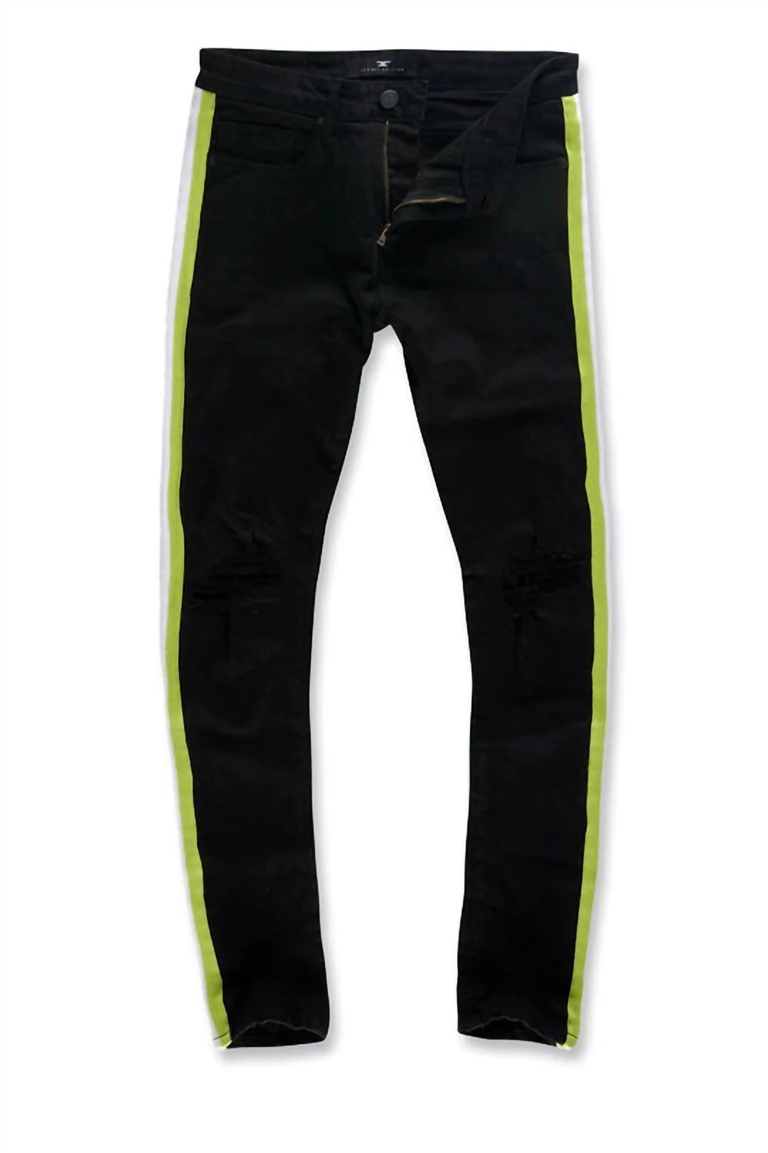 Cheap π₯ Jordan Craig Men'S Sean Grand Prix Striped Jean in Black Volt β 3 Cheap π₯ Jordan Craig Men'S Sean Grand Prix Striped Jean in Black Volt β