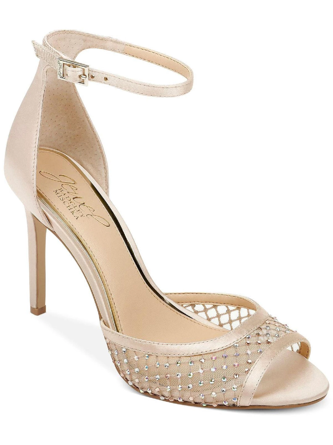 New β Jewel Badgley Mischka Nakisha π© Womens Padded Insole RHINESTONE Ankle Strap π 7 New β Jewel Badgley Mischka Nakisha π© Womens Padded Insole RHINESTONE Ankle Strap π - Image 5